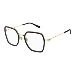 NEW GUCCI EYEGLASSES BLACK GOLD WOMEN EYEWEAR GUCCI GG1850O 001